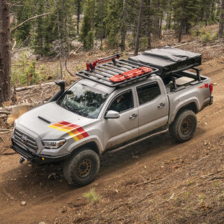 Truck with Roof Rack and Ladder Rack